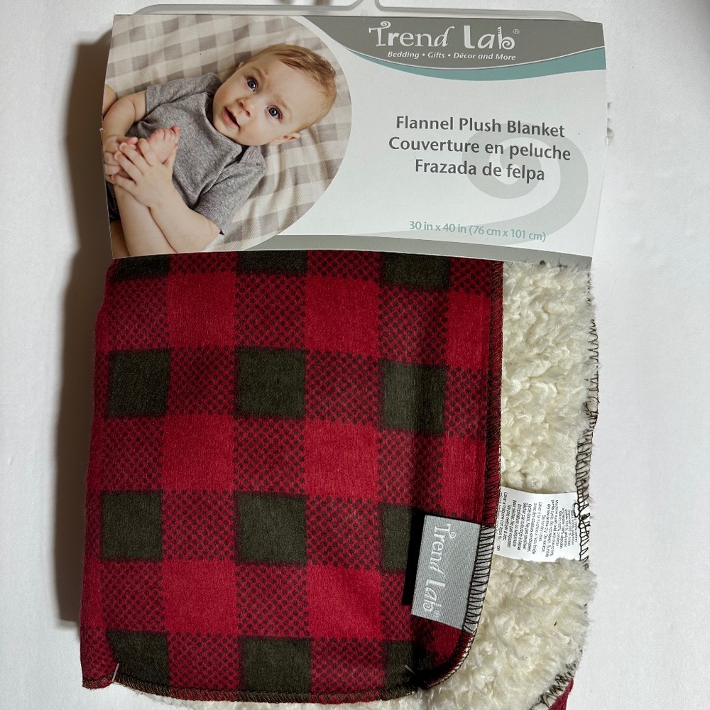 Trend Lab Flannel Baby Blanket.